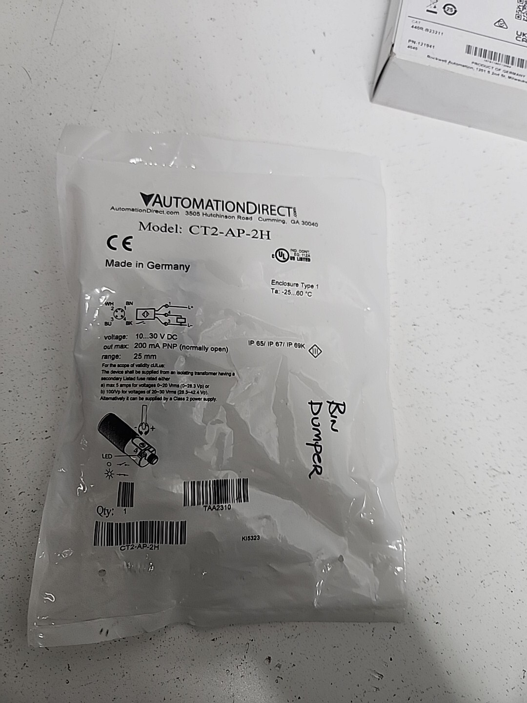 AUTOMATION DIRECT CT2-AP-2H / CT2AP2H **NOS**