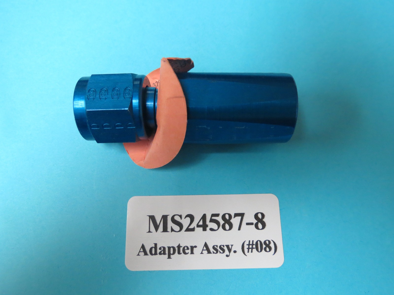 MS24587-8 Reusable Aircraft Tube to Hose End Fittings with Swivel Nut AN818