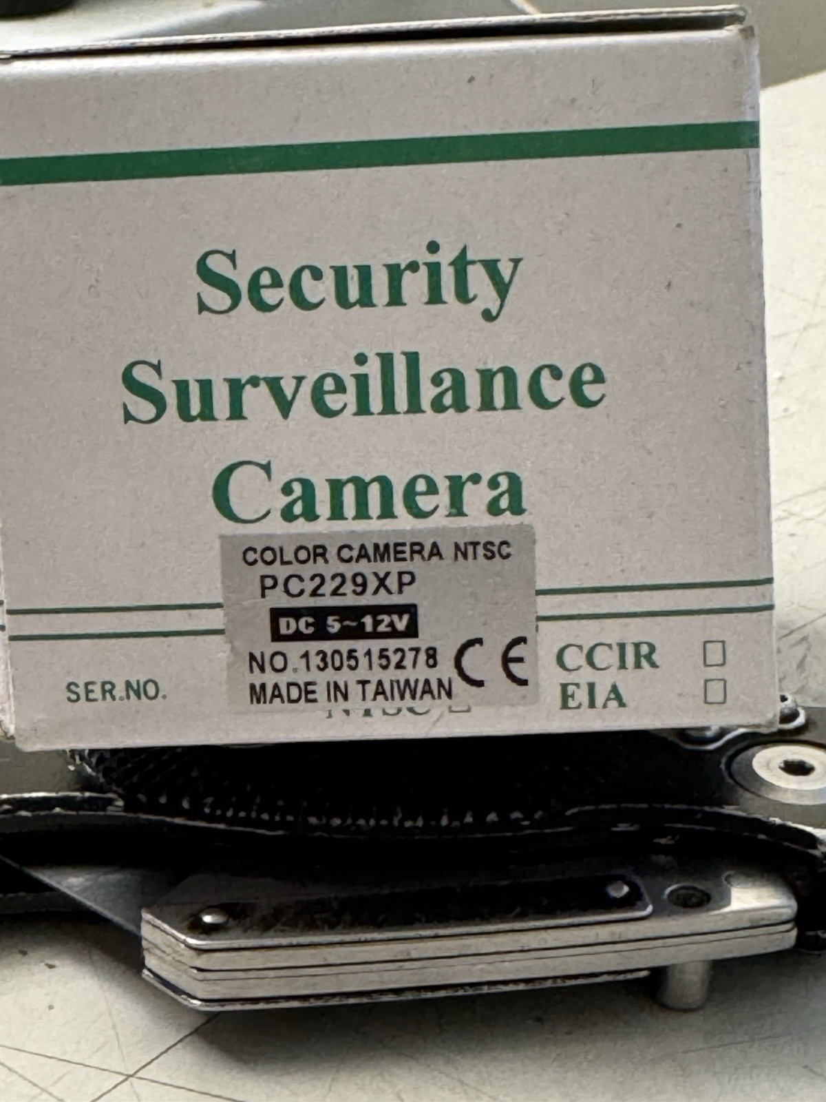SECURITY SURVEILLANCE COLOR CAMERA NTSC PC229XP