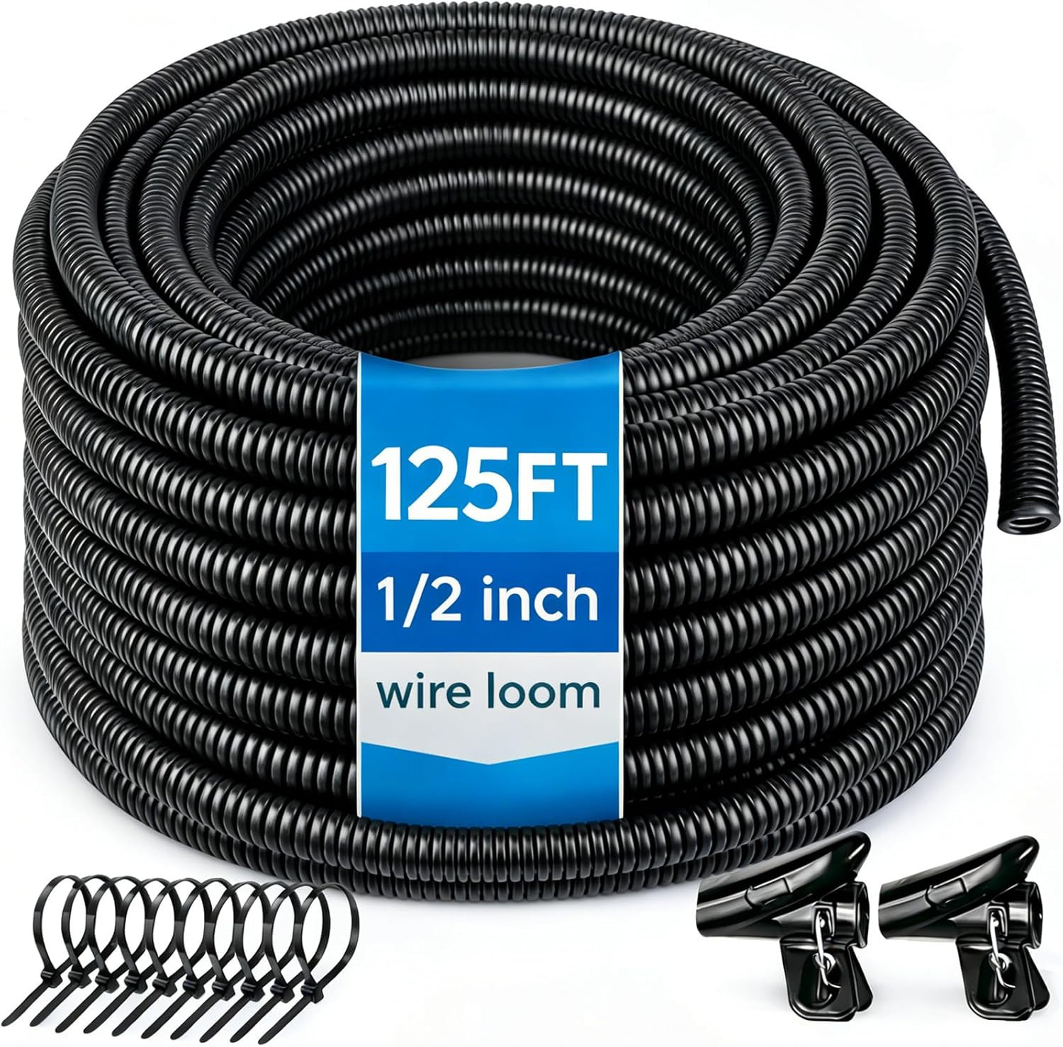 Automotive Wire Loom Flame Retardant Split Wire Loom Tubing Assortment Wiring Lo