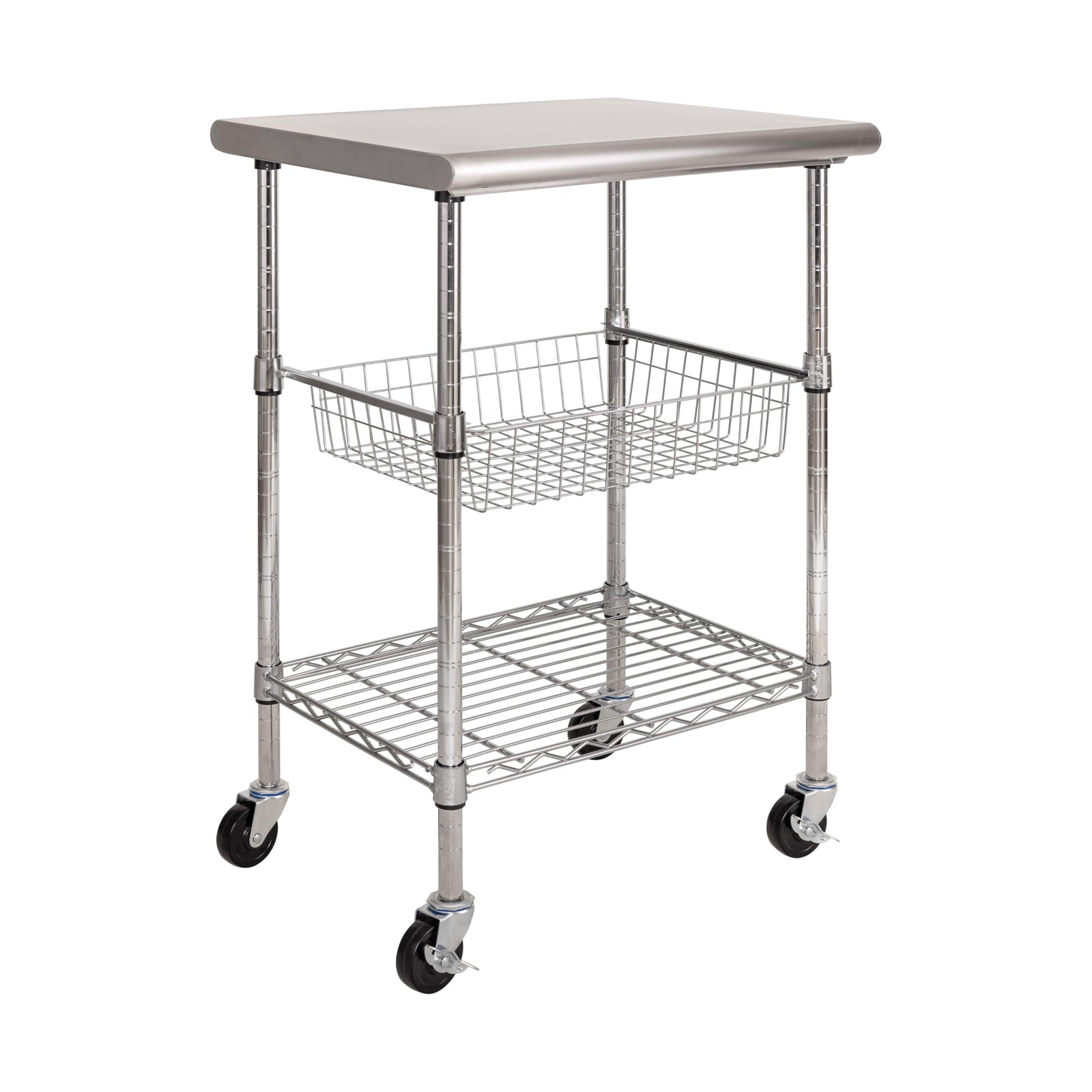 Stainless-Steel 24" W x 20" D x 36" H, Stainless-steel Top Nsf