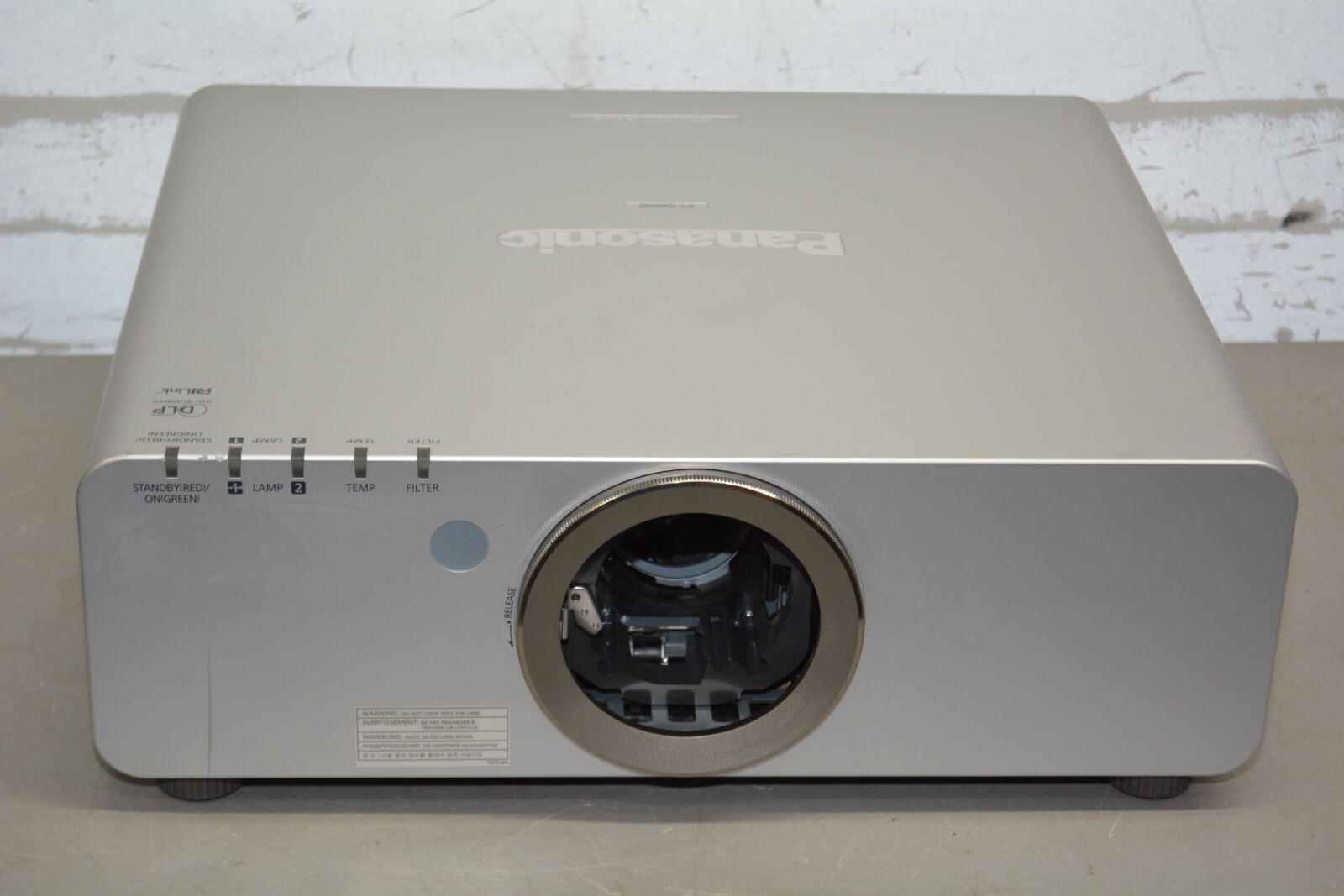 ^ Panasonic PT-D6000ULS XGA 6500 Lumens DLP Large Venue Projector (No Lens)
