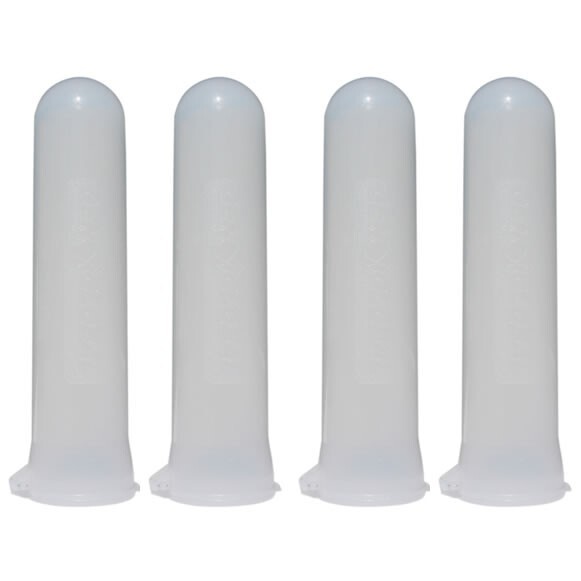 4 Pack Of 140 Round GXG Paintball Pods / Tubes - Clear