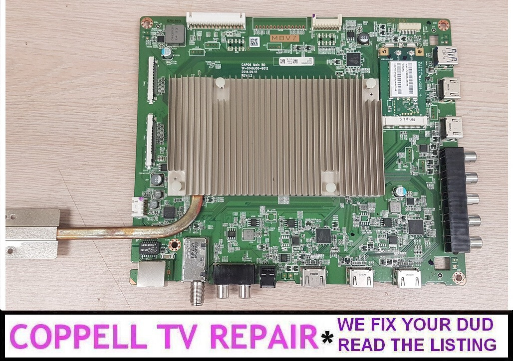 REPAIR SERVICE FOR VIZIO P702ui-B3 MAIN BOARD Y8386524S / 0160CAP06E00