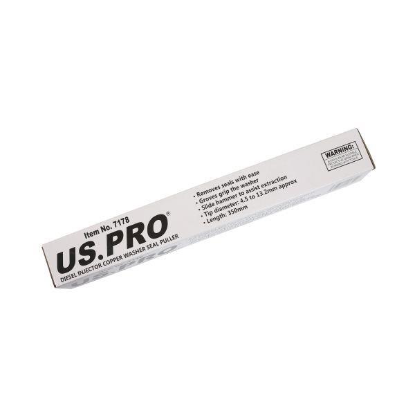 US PRO Diesel Fuel Injector Copper Washer Removal Tool Injector Seal Puller