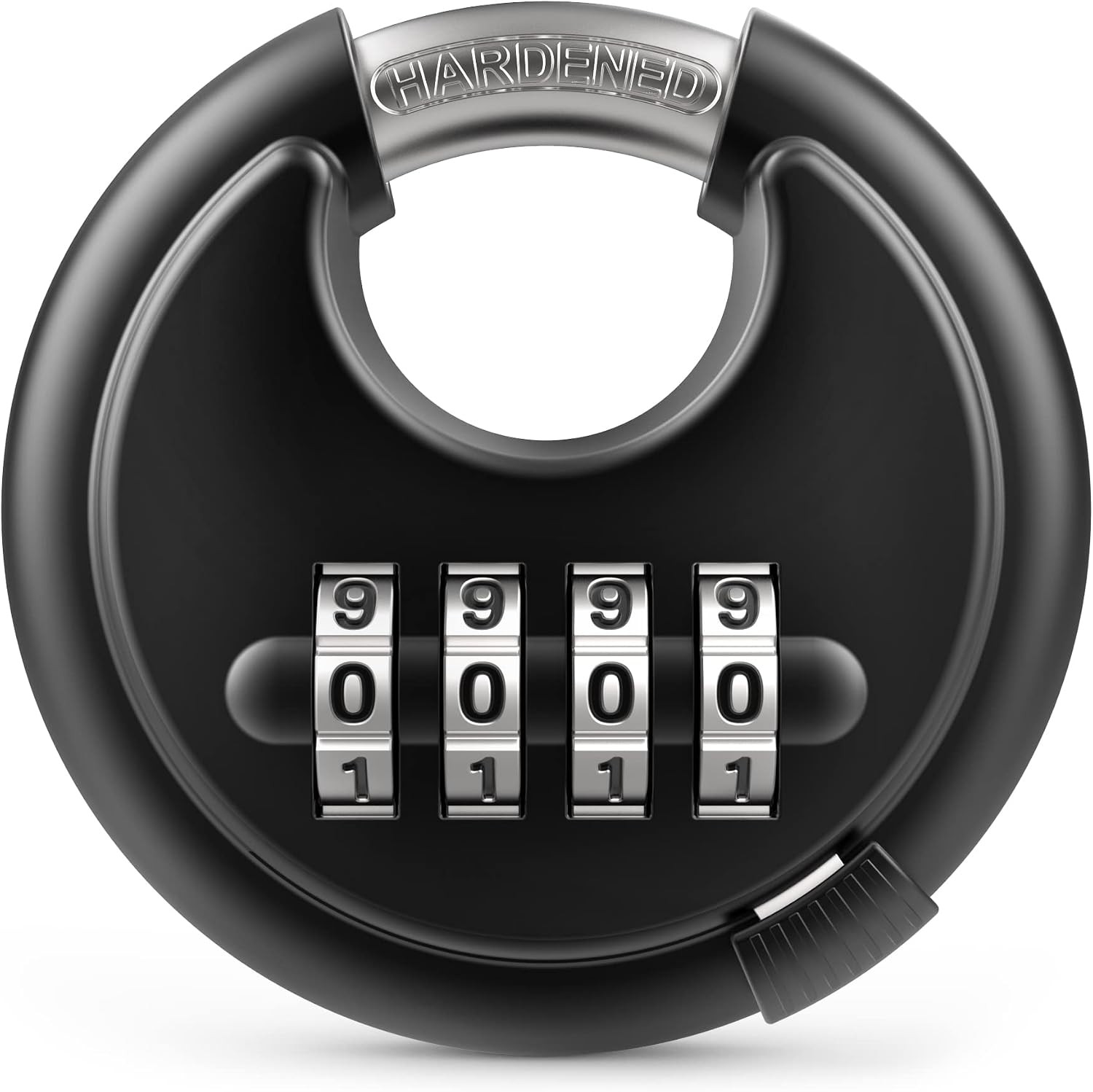 Combination Lock 4 Digit Padlock W/ Hardened Steel Shackle Keyless Heavy Duty