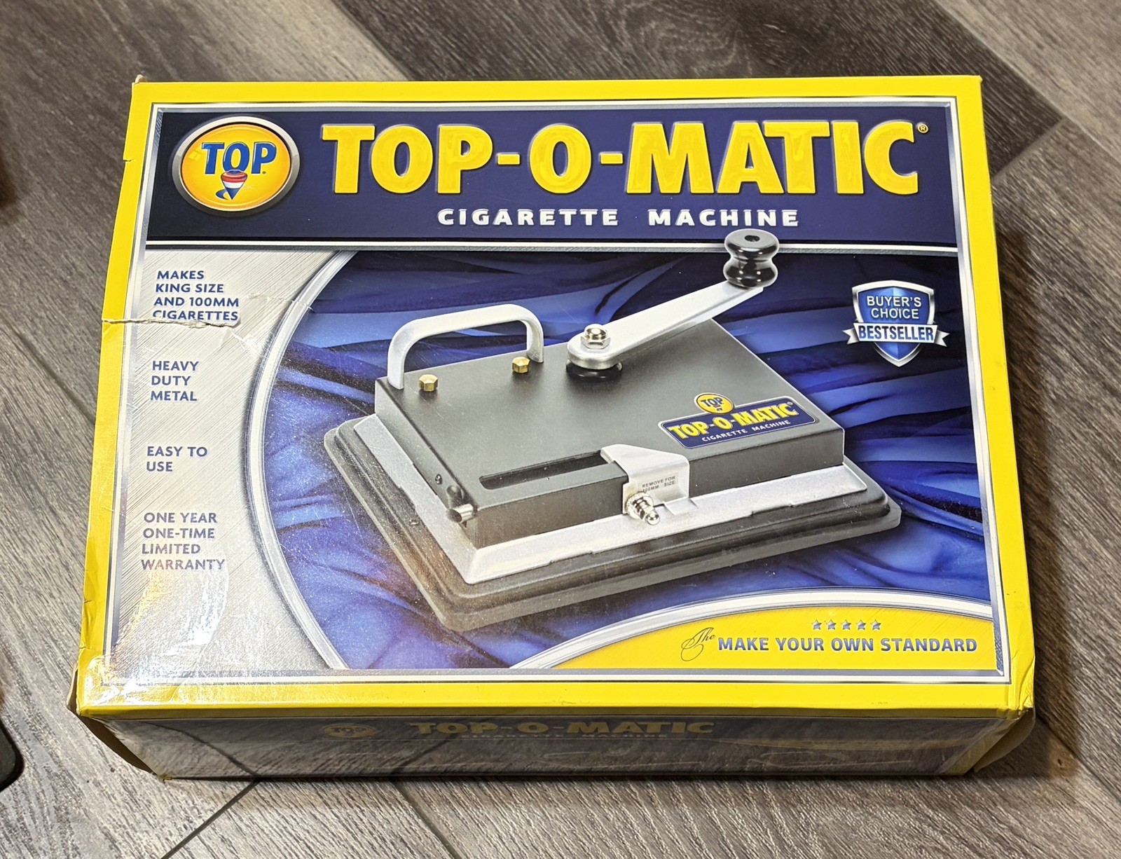 T.O.P. Top-O-Matic Cigarette Rolling Machine With Box