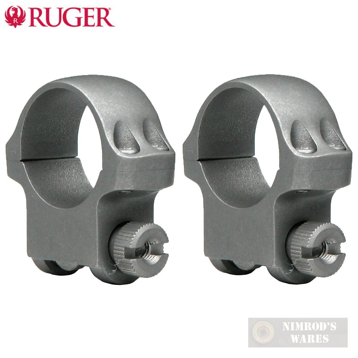 Ruger 30mm Medium SCOPE RINGS (2) Matte Black 4B30HM 90321 FAST SHIP
