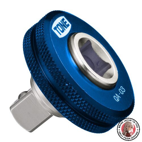 TONE L-QA-03B Quick Adapter 3/8 in 9.5mm Drive Blue New
