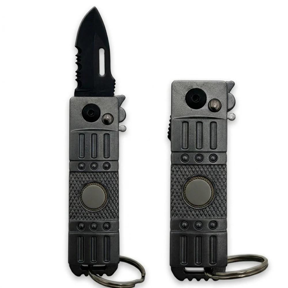 2-in-1 EDC Keychain Lighter & Utility Tool | Refillable Pocket Multitool