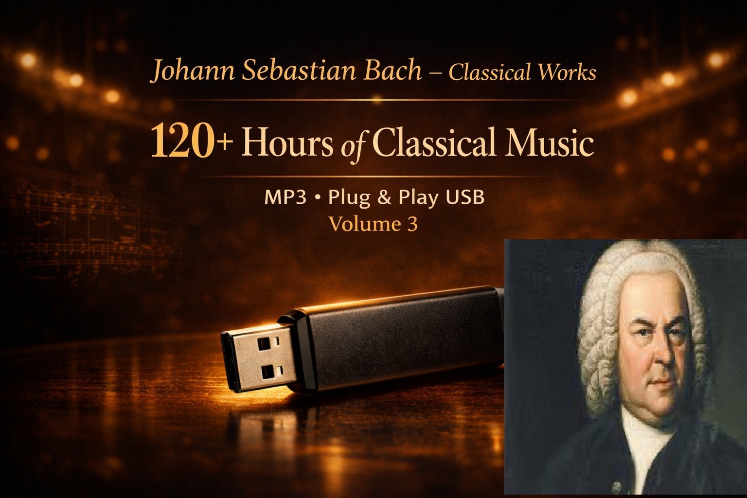 Johann Sebastian Bach USB Classical Music Collection | Volume 3 |