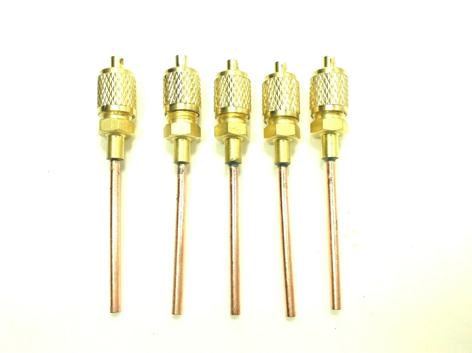 5-PACK 1/8" Tube Universal Line Service Valves Schrader Core HVAC Tubing CTE18