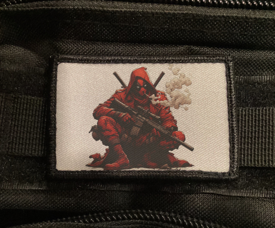 Cammy Beach Fighter Patch Morale Waifu Army Tactical Hook [sub]