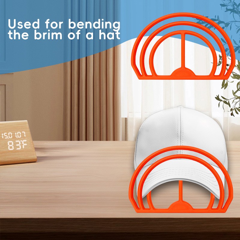Flexible Safe Compact Comfortable Long-Lasting Practical Plastic Hat Brim Curler
