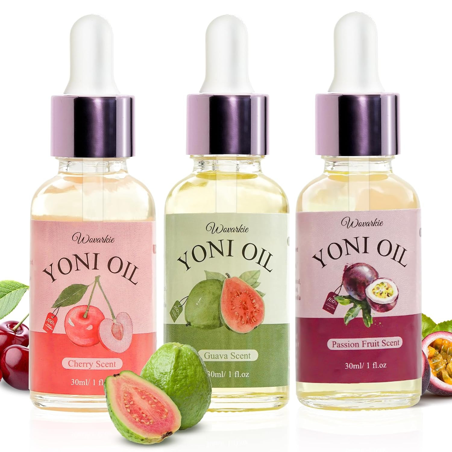 3 PCS Yoni Oil for Women Ph Balance, Feminine Deodorant Vaginal Moisturizer, Fem