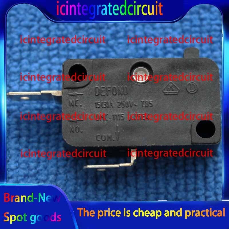 1pcs DMC-1115 Micro Switch 2 Pins 15A 250VAC normally open press to disconnect