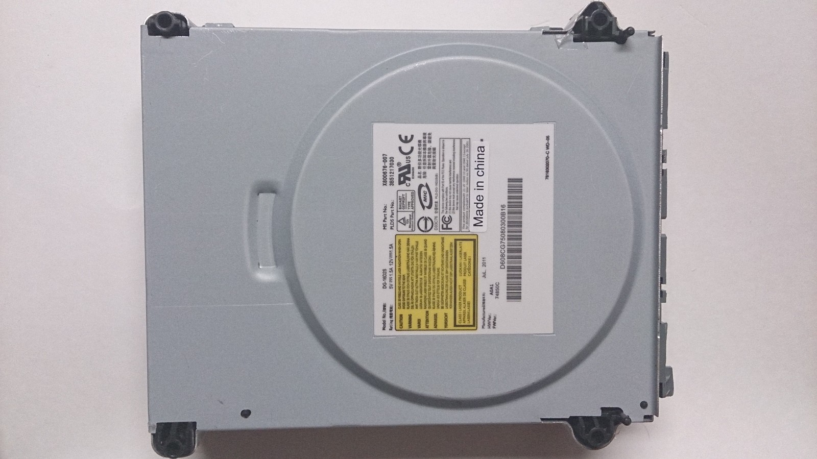 XBOX 360 DG-16D2S FW 74850C 83850C 93450C Philips Lite-On DVD REPLACEMENT DRIVE
