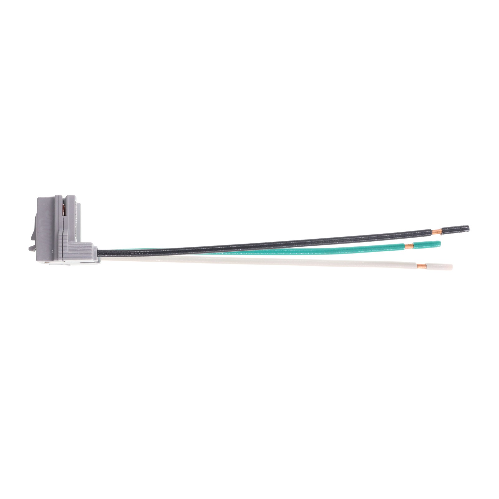 PASS & SEYMOUR PTRA6-SOL PLUGTAIL RIGHT ANGLE CONNECTOR, 6" SOLID WIRE (25-PACK)