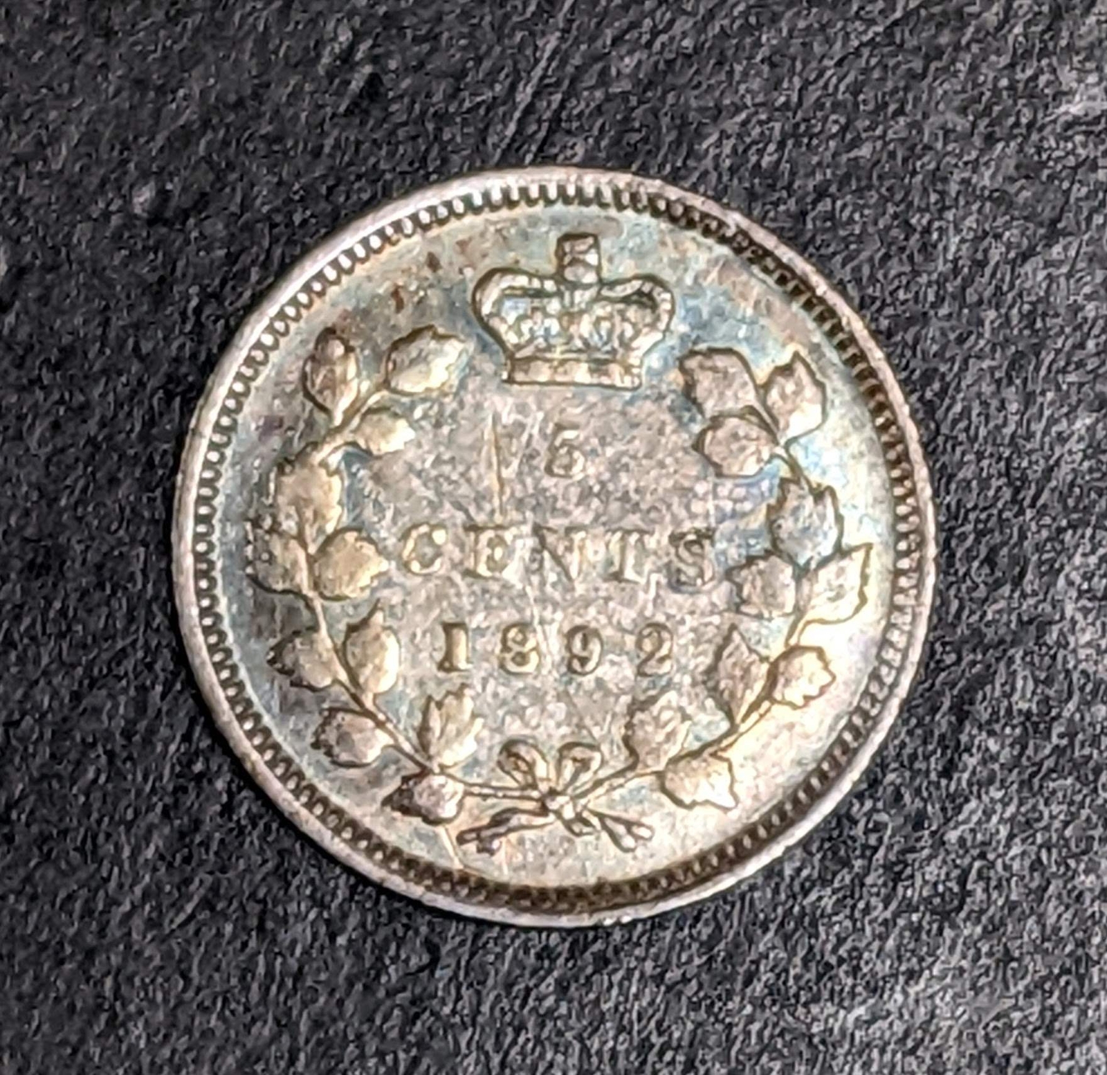 1892 Canada 5 Cent Silver Victoria