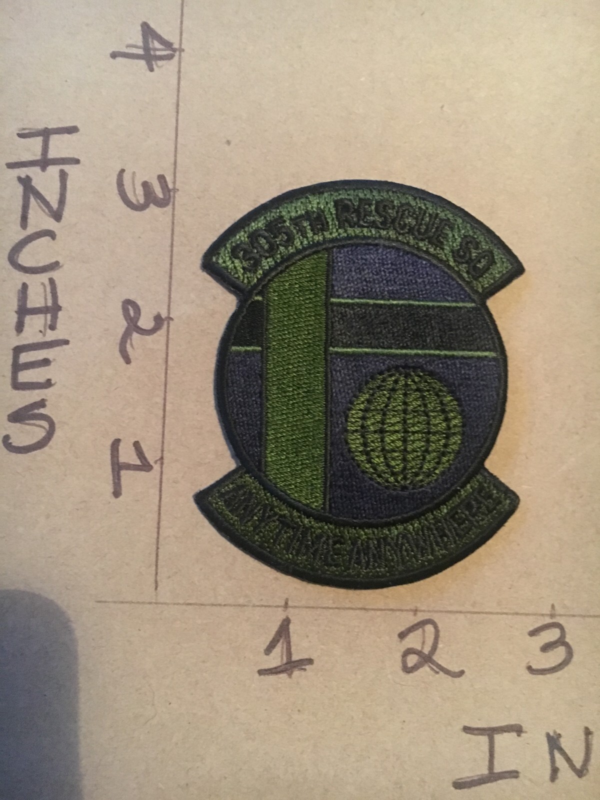 USAF 305th Rescue Squadron subdued patch 5/3/25