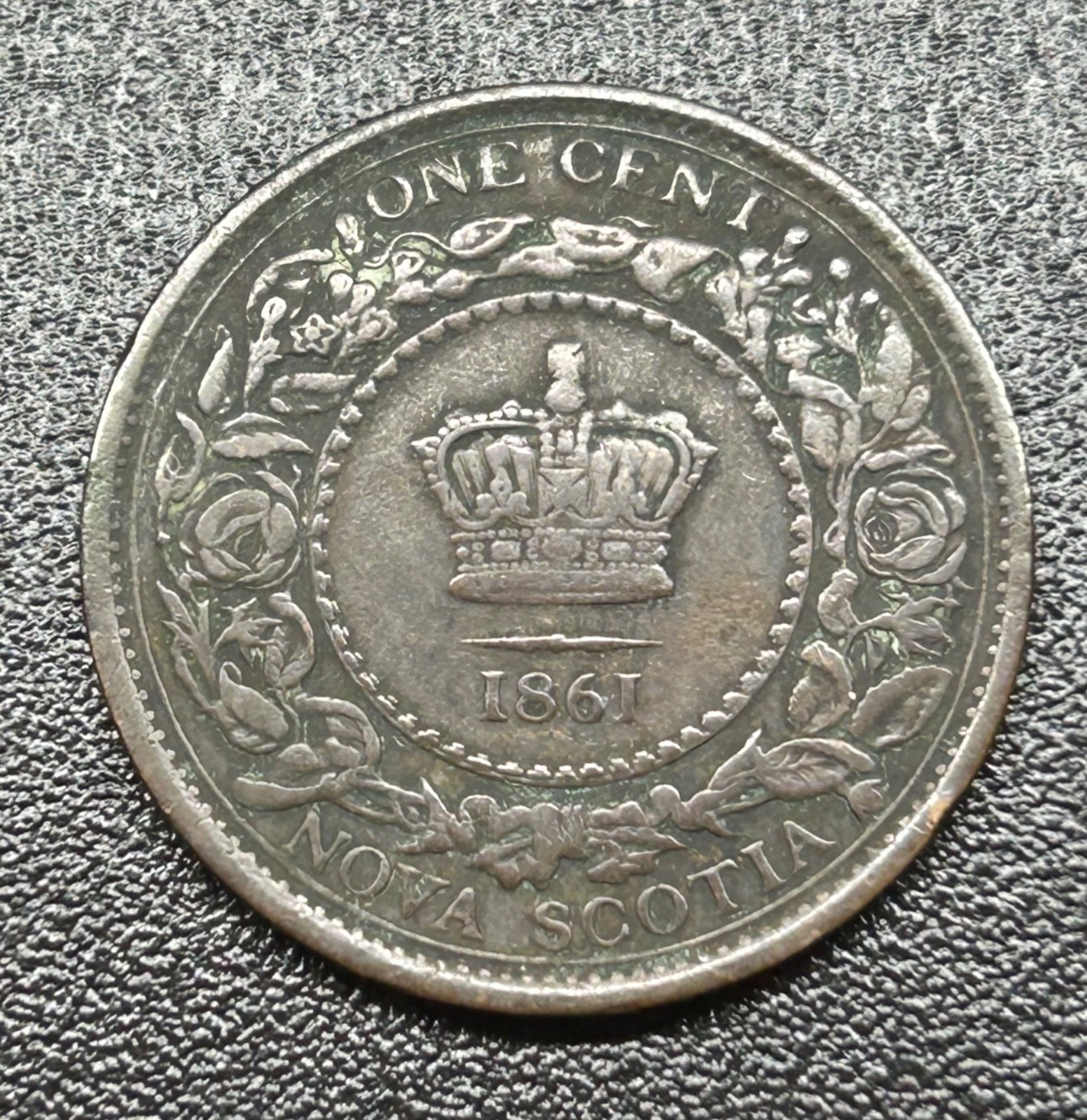1861- Canada Nova Scotia - 1 Cent Coin - Queen Victoria - Nice Coin - #606