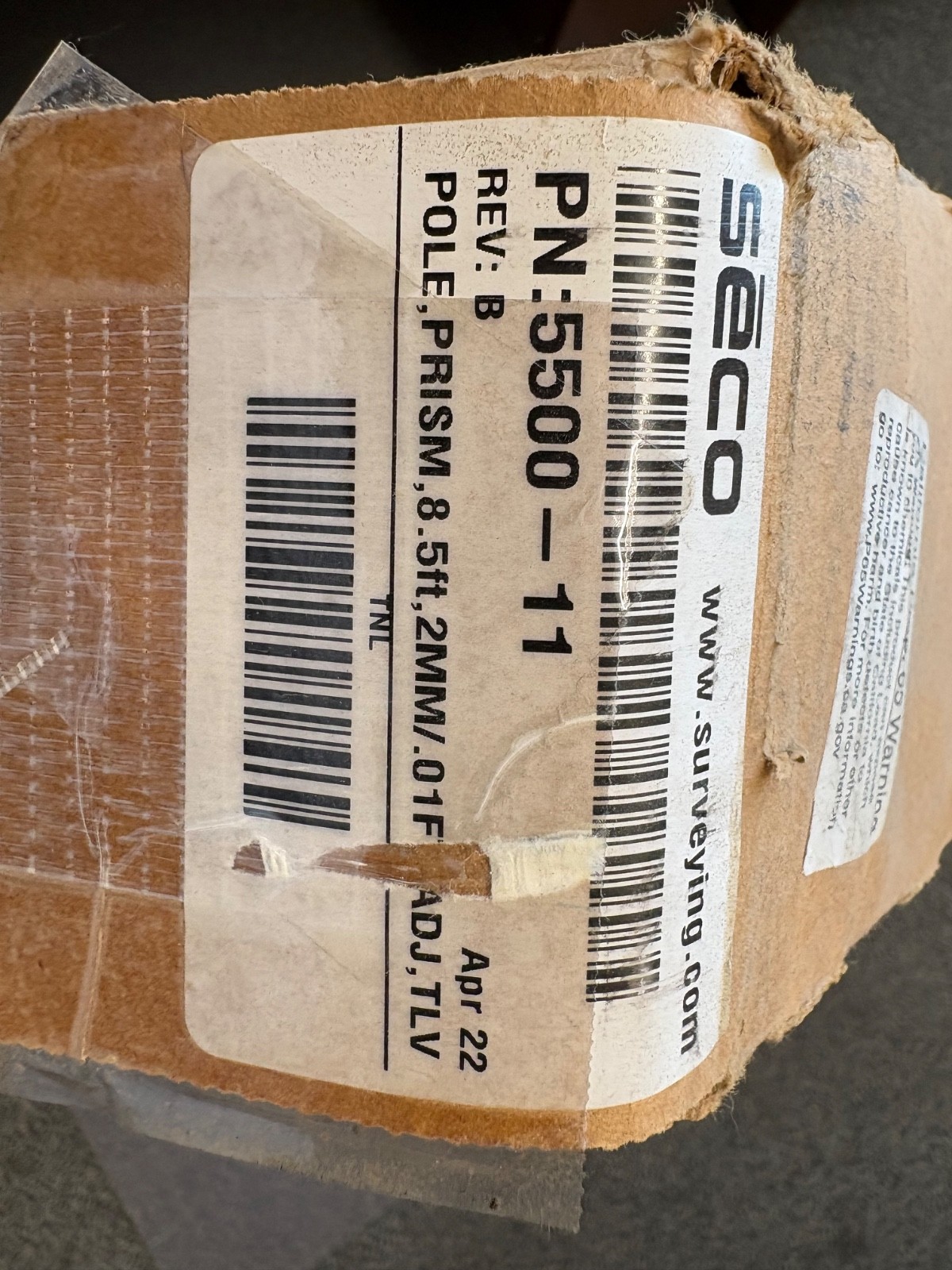 Seco 5500 11 Twist Lock Prism Pole