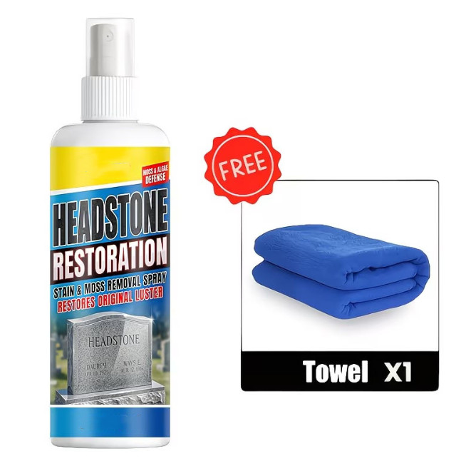 Headstone Restoration & Cleaning Spra -Professional to Clean,Restore & Protect
