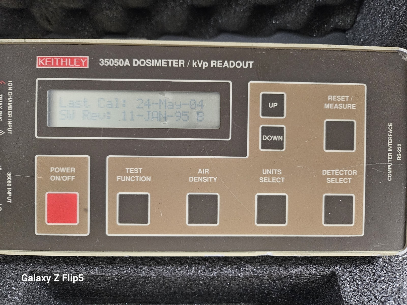 KEITHLEY 35050A DOSIMETER / kVp READOUT