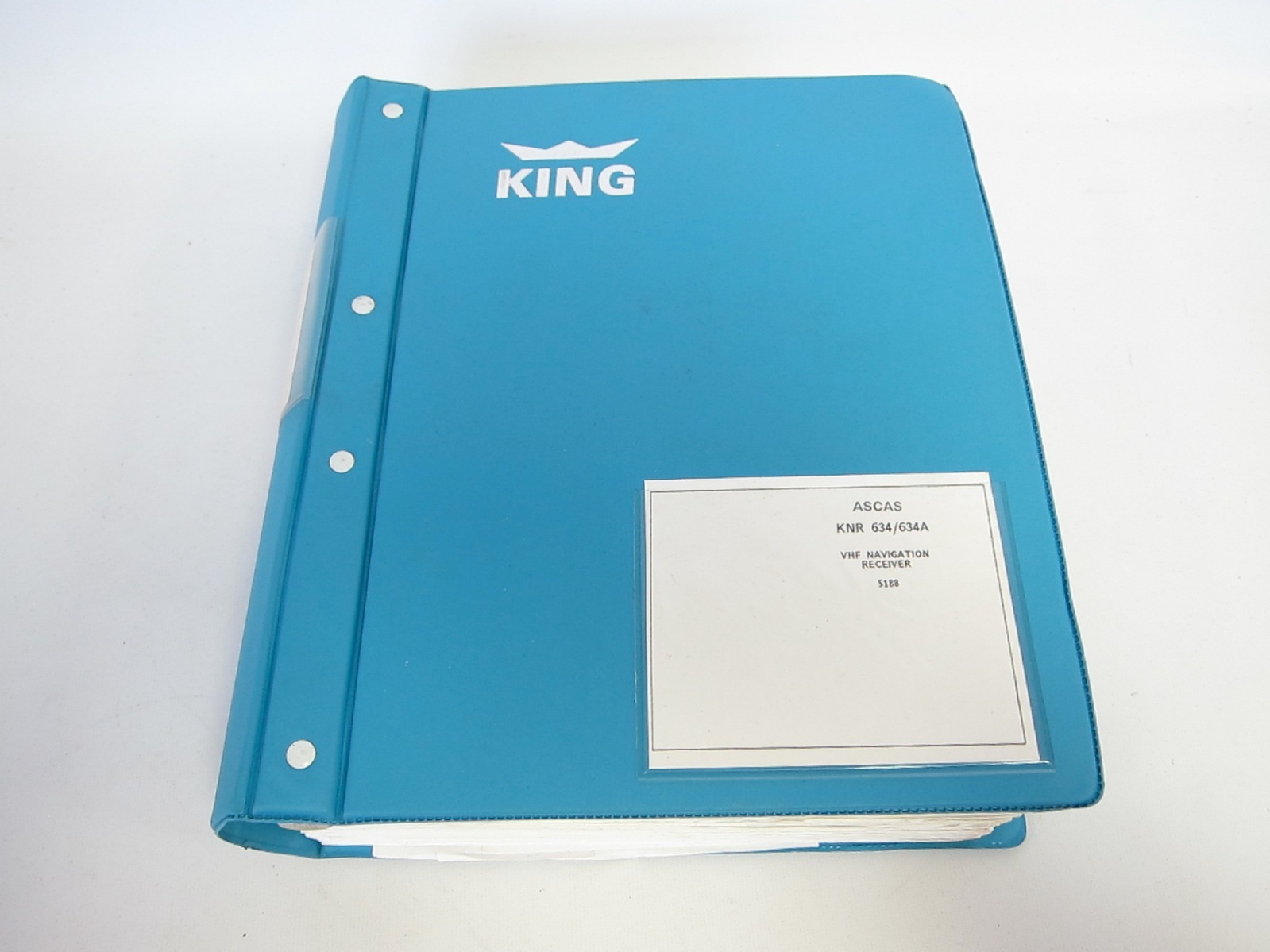 King ASCAS KNR 634 634A VHF Navigation Receiver Installation Maintenance Manual 