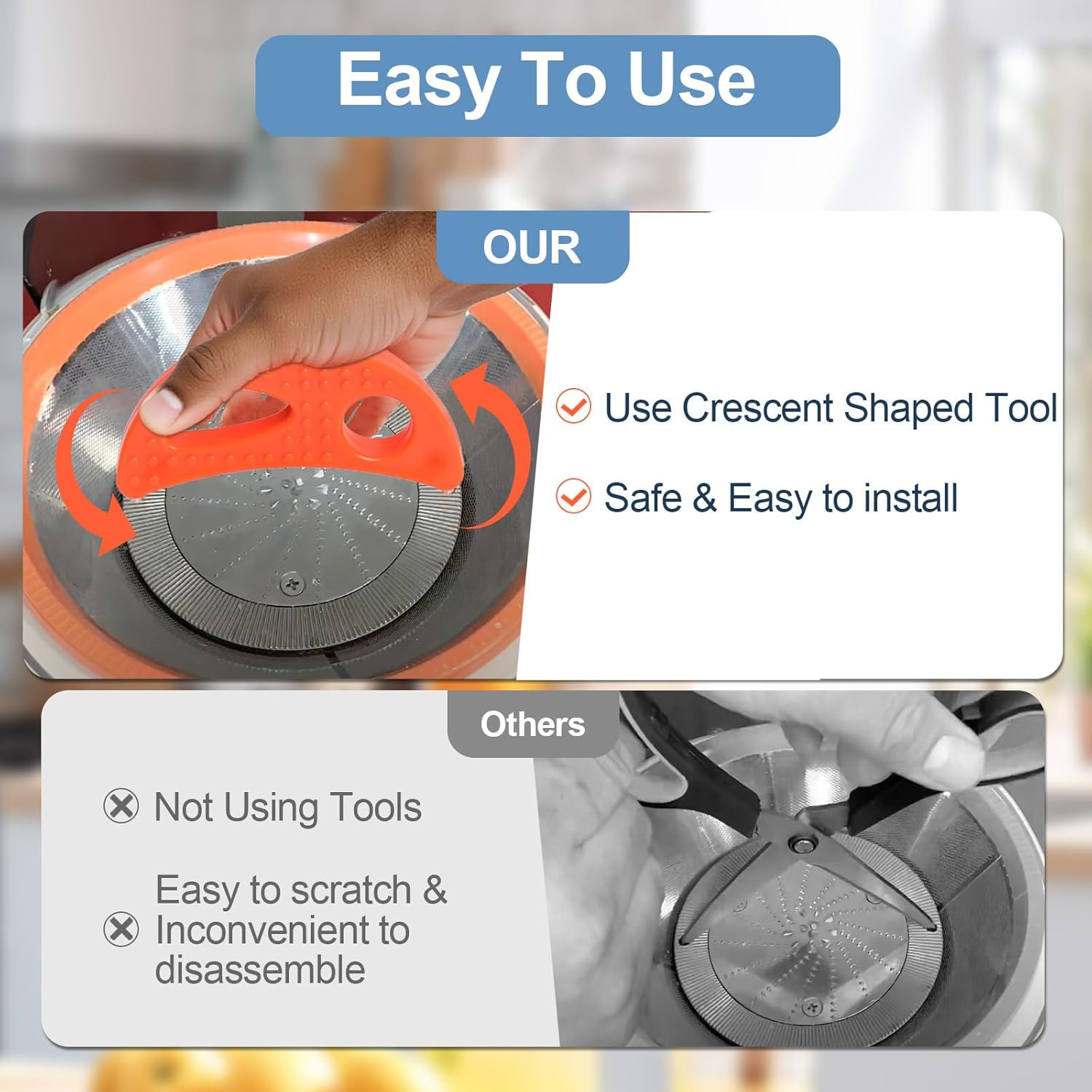 Crescent Tool Compatible with Jack Lalanne Power Juicer CL003AP E1188 E1189 MT10