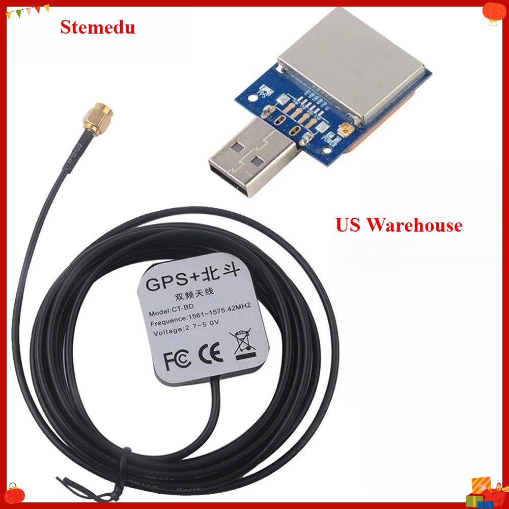 USB GPS Module M8N GPS Antenna Ieidou Glonass Receiver Navigation for Arduino US