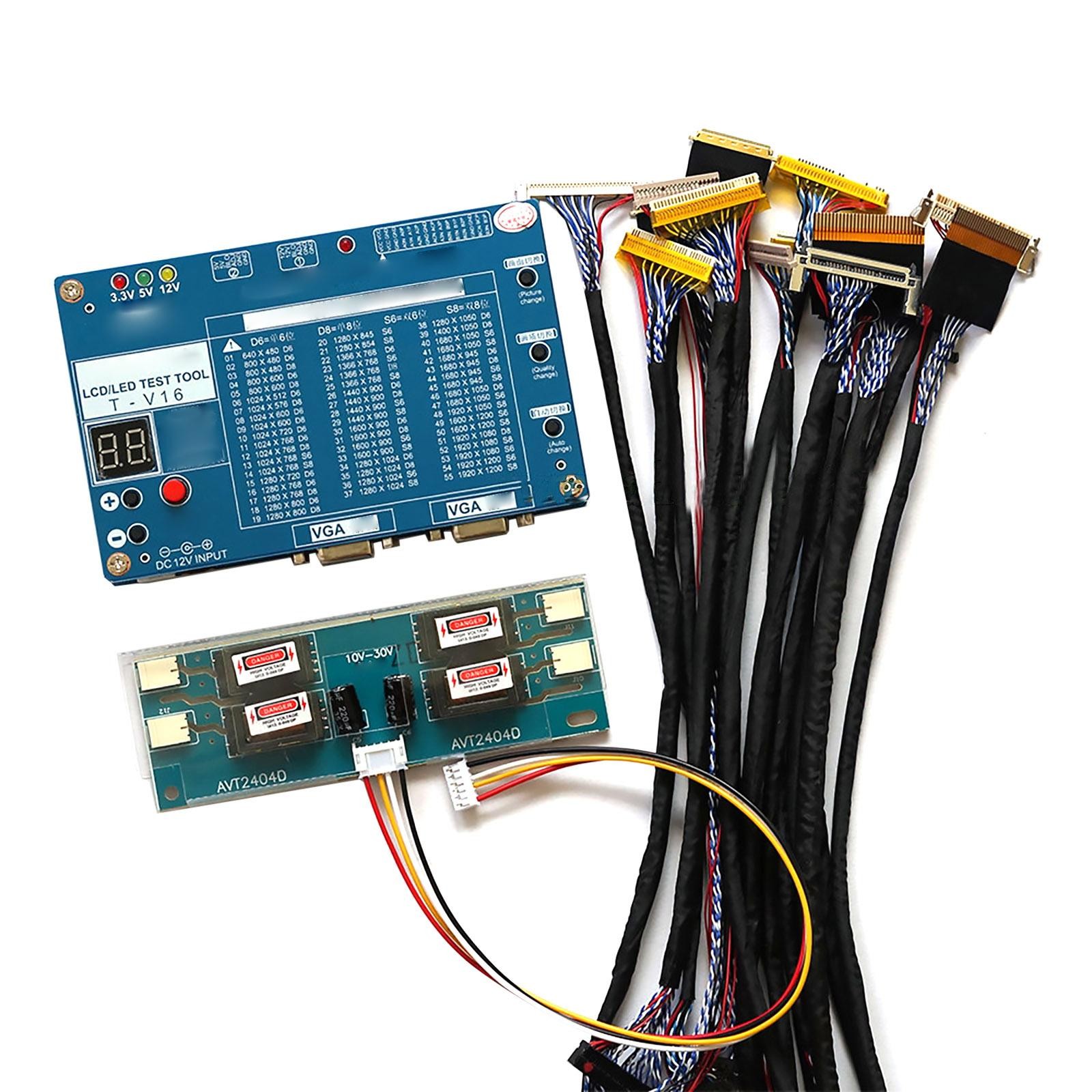 HD1920*1200 Computer Laptop TV LCD/LED Test Tool Panel Tester Support 7"-84"