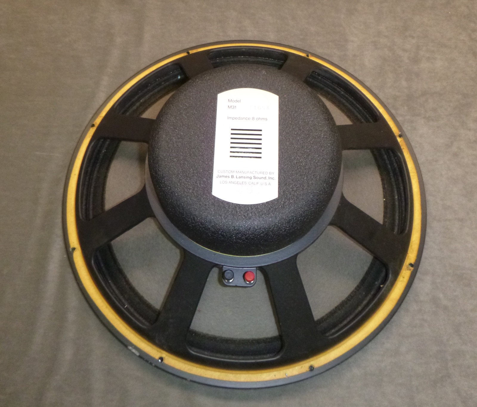 Vintage JBL M31 15" 8Ω speaker