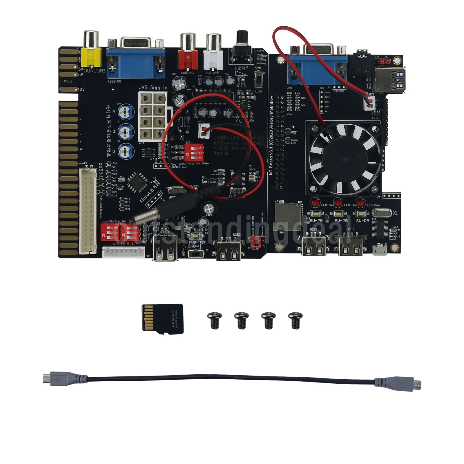 MiSTer JAMMA Expander with Enhanced I2S Audio for JAMMA & JVS Arcade Systems