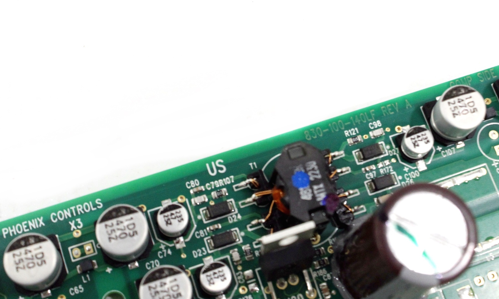 Phoenix Controls 830-100-140LF Penumatic Control PC Board MX-0H 800-100-143LF