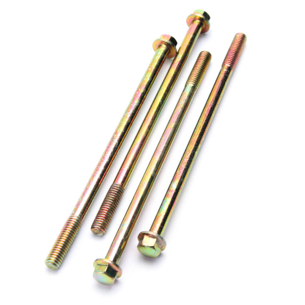 M6 x 110mm FLANGE BOLTS FOR 150cc GY6 MOTORS SCOOTER KART ATV *4 PACK*