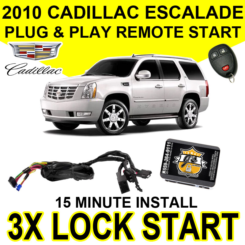 Js Alarms PLUG AND PLAY REMOTE CAR STARTER For  2010 CADILLAC ESCALADE GM10