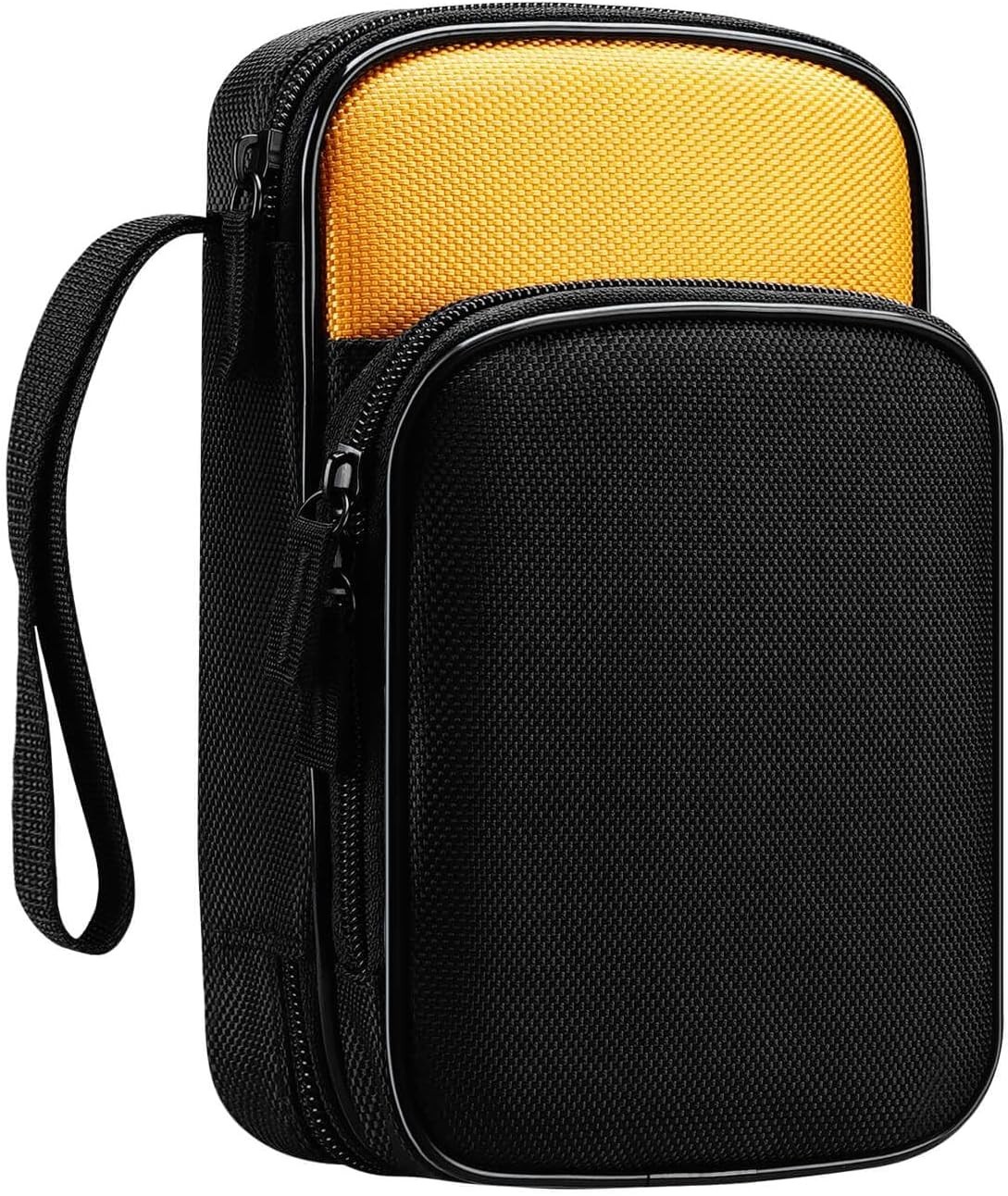 Stylish Zippered Carrying Case for Fluke Multimeters - Two Pocket Organization