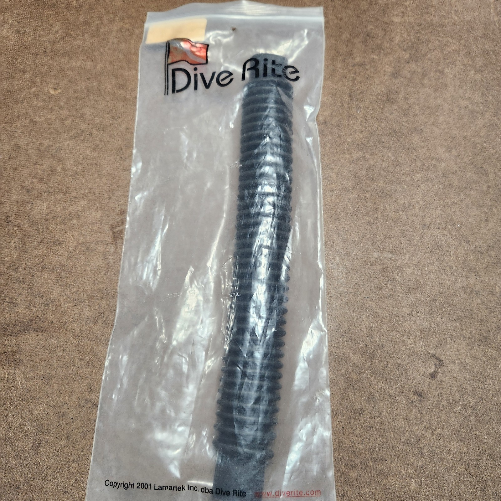 Dive Rite 12" Corrugated Inflator Hose Black BC2095 NIP SCUBA BCD BC New