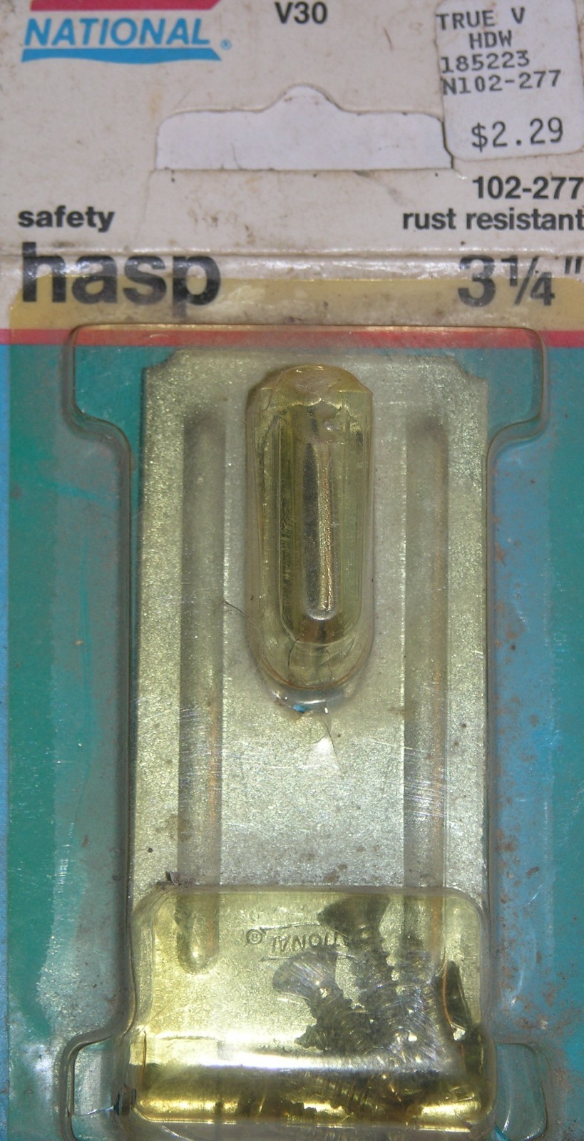 National Hardware V30 3¼” Safety Hasp #102-277