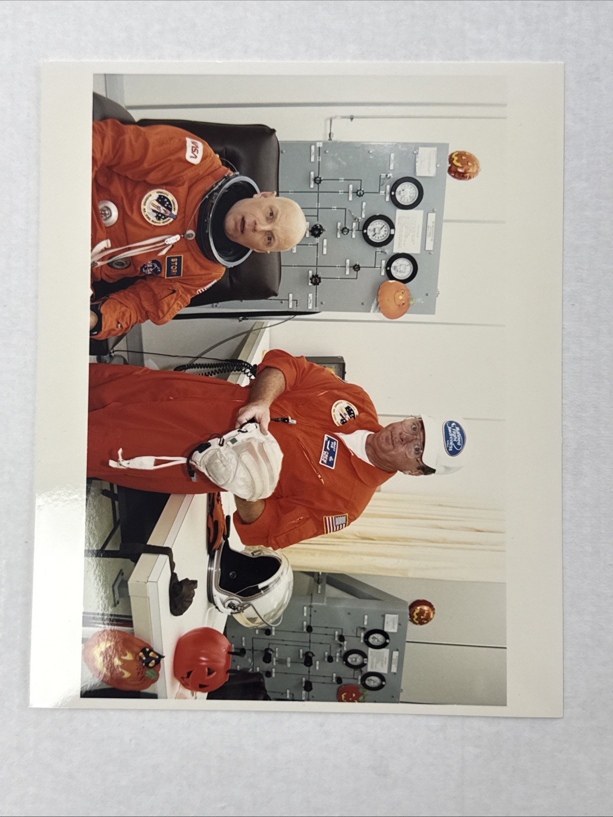 NASA STS 44 Story Musgrave Suitting Up Press Photo