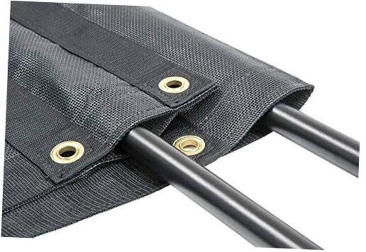 7' x 16' Dump Truck Vinyl Coated Mesh Tarps Cover with 5 Inch 18oz Double