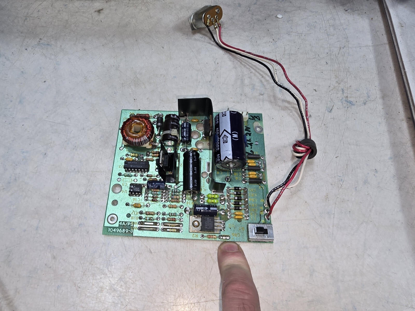 Texas Instruments TAN-NO LED Ti-99/4A Power Board 4A/PS-Works-BUZZ Noise-PARTS