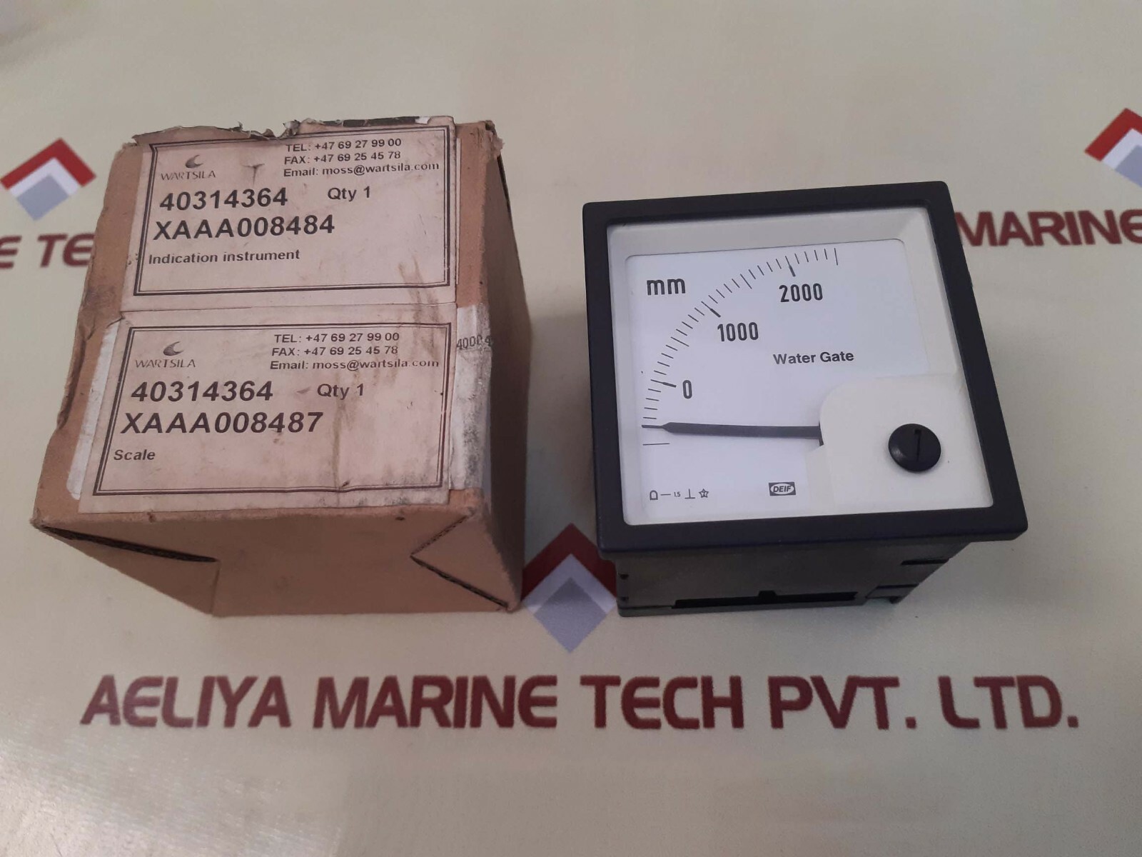 Deif DQ72-X Water Gate Meter 0-2000 MM