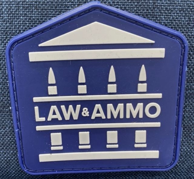 SHOT 💥 Show 2026 GOA “Law & Ammo” custom PVC Morale Patch, Hook & Loop, NEW!
