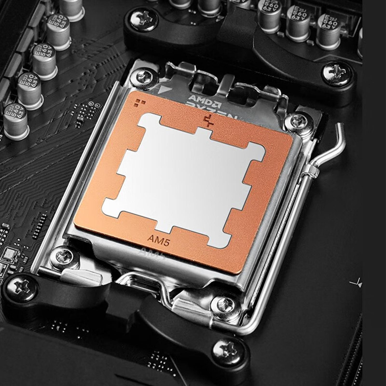 Metal CPU Thermal Pad AM5 CPU Guard Cooling Paste Protector For Laptop, Computer