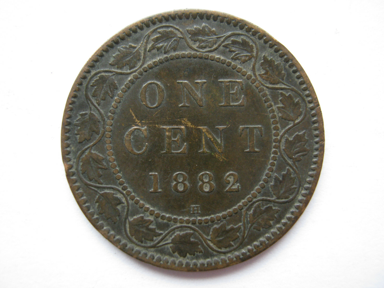 Canada 1882-H bronze One Cent GF