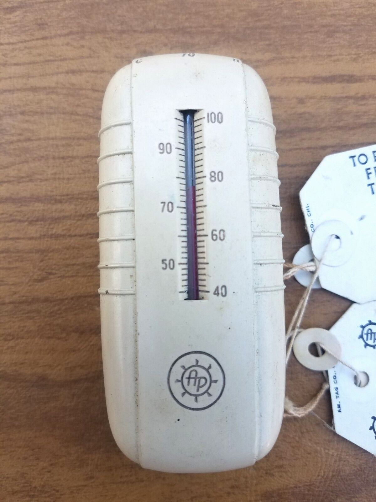 Vintage Automatic Products Co Art Deco Style Thermostat - Untested