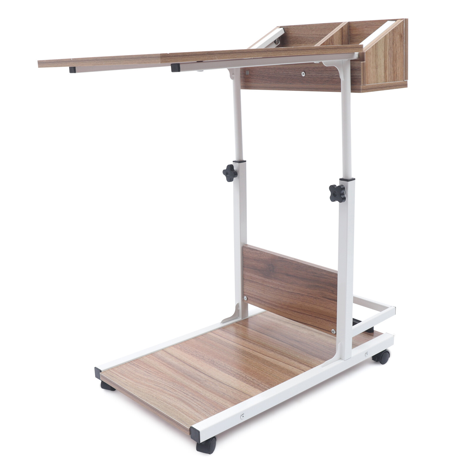 Coffee Tray C Table Couch Table Adjustable Height Bed Side Table With Wheels USA