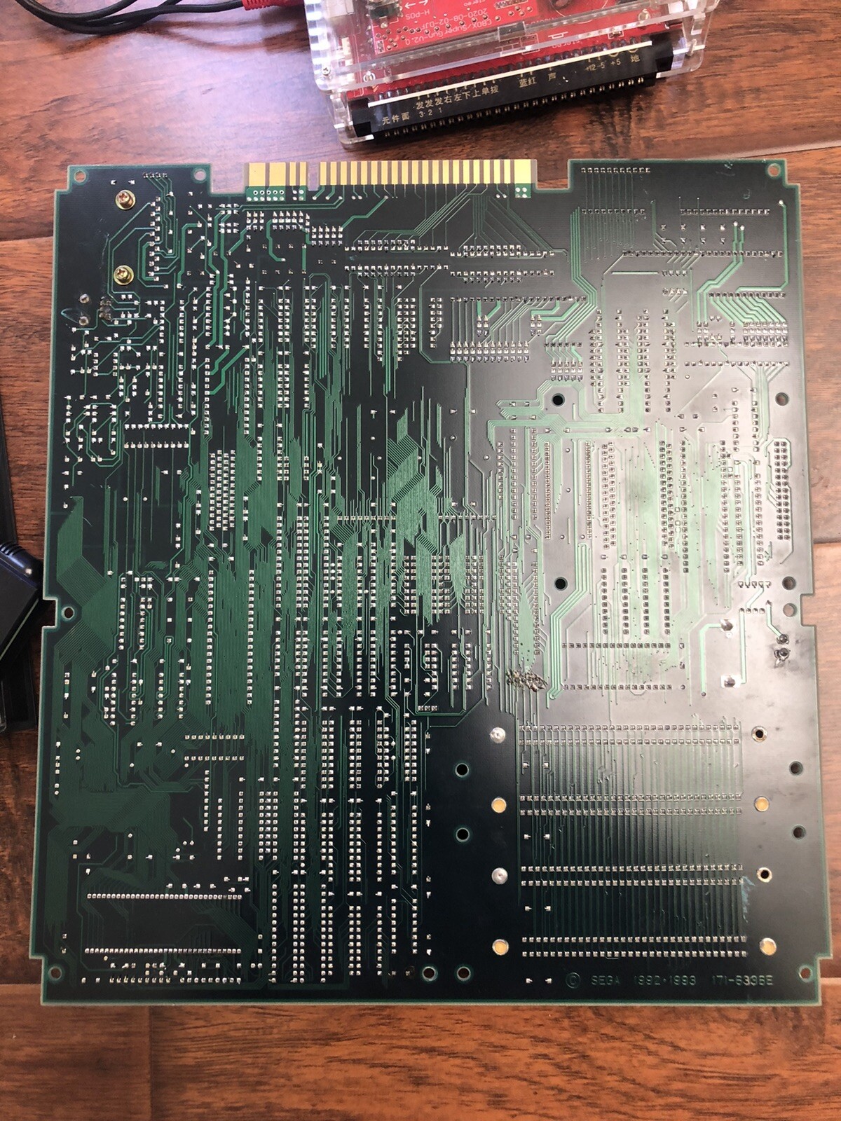 Sega Mega Play Arcade Pcb Great condition tested Working Rare with Shinobi 3